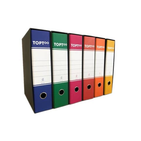 Registratore protocollo TOPToo con custodia dorso 8 cm magenta 23x33 cm - FMCRTP8MG